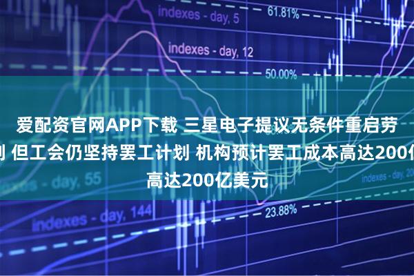 爱配资官网APP下载 三星电子提议无条件重启劳资谈判 但工会仍坚持罢工计划 机构预计罢工成本高达200亿美元